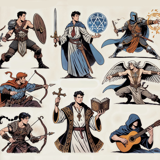 Illustrations of different classes