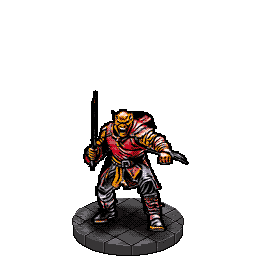 A disciplined Hobgoblin warrior in formation