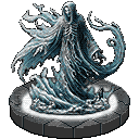 A spectral Ice Ghost, radiating an unnatural chill