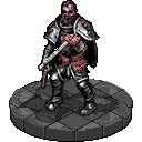 A Zombie Warrior clad in decaying armor