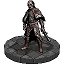 A decaying Zombie lurching forward